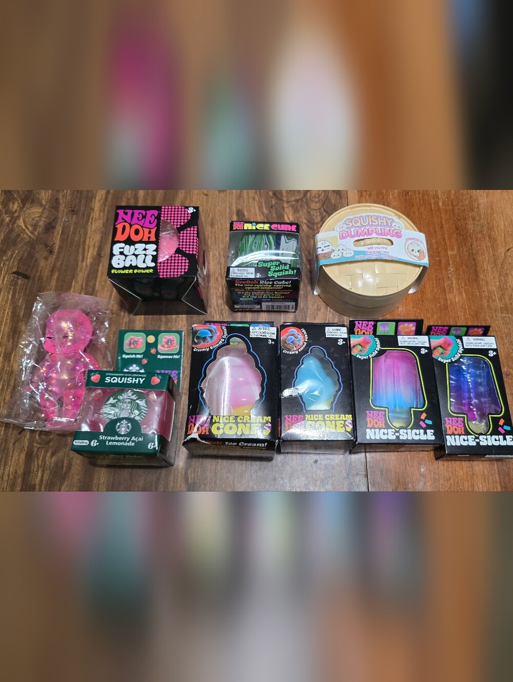 Assorted NeeDoh & Squishy Toy Lot